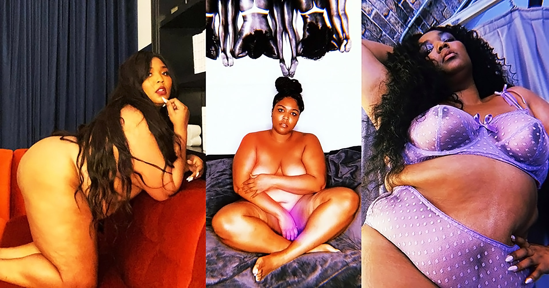 Check out rapper Lizzo nude boobs and ass on pics, also her sex tape porn v...