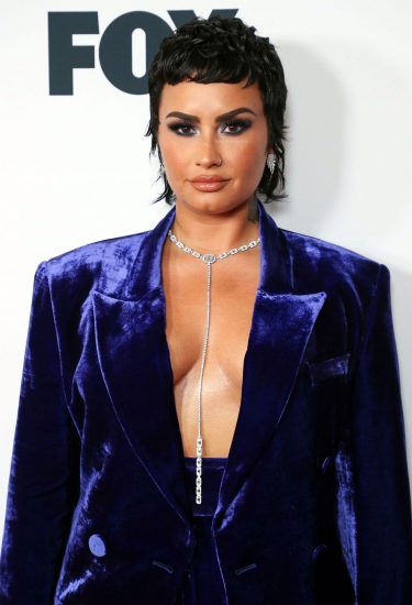 Demi Lovato deep cleavage
